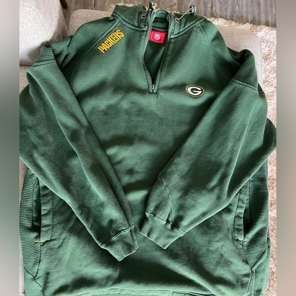 packers quarter zip hoodie